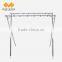 Modern simple design compact custom steel metal portable garment rack clothes drying rack