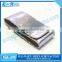 Stainless Steel Cash Doubl Side Money Clip With Customized Logo