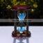 Mini wooden sand timer of 15-30 minutes
