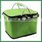 Aluminium handle shopping basket, aluminium foil cooler basket, collapsible picnic basket