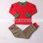 Trade assurance service striped long sleeve christmas pajamas family
