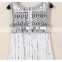 2016 Summer Fashion Women Vintage Print Ink Midi Dresses Round Neck Zipper Back Bare Midriff Latest Dress Designs Pictures