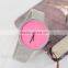 Muticolors young style candy dial fashion lover alloy watch for student gift