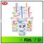 16oz bpa free double wall plastic cup with spiral straw