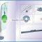 Feather shape portable fibreglass telescopic banner pole