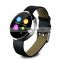 2016 fashion round screen fitness DM360 smartwatch with heart rate