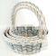 s/3 willow basket with handle