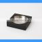 DCA009121 stainless steel and rubber square ashtray, 10cm square ashtray
