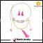 2015 Trendy Necklaces Pendants Link Chain Collar Long Plated Tassel Statement Bling & Fashion Necklace Women Jewelry
