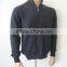 100% Cashmere Men's Long Sleeve Half Cardigan With Zipper