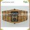 China square bracelet digital wooden watches for men