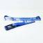 Flat polyester cheap personalize single custom sublimation lanyard