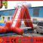 Giant inflatable triangle water slide with three parts