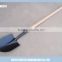 S518 Brazil Round Nose Long Wooden Handle Shovel