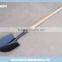 S518 Heavy Duty Round Wooden Handle Shovel