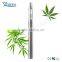 Slim e cigarette 510 glass atomizer disposable cbd oil cartridge