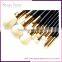 Free Shipping 12pcs Wool Makeup Brush Set Private Label