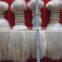 Hot sale! 4-30" length and with straight and washed treatment of white yak hair