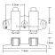 Kitchen Cabinet Cupboard Double Magnetic Door Catch