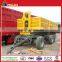 Customized Full Type Hydraulic Lifting Tipper Self-Dumping Tractor Trailer With Drawbar