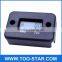Black Digital LCD Engine Hour Meter Tachometer for Motorcycle ATVs