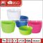 Durable plastic wholesale plastic fish rice bowls with lid