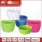 HAIXING bpa free plastic microwavable crystal fish bowls