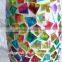 Table Decor Beautiful Mosaic Anniversary Glass Vase