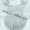 Crystal beaded votive/Decorative tea light votive/Round shape tea light votives