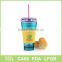 double wall plastic soft drink mugs with snacks food for USA market