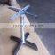 4 finger table base in Aluminum with folding top
