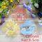 8.5CM Pearl chiffon fabric flowers trim with ribbon