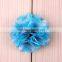 handmade mesh and chiffon flower for kids clothing
