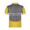 Mens Quick Dri Polyester Polo Shirts With Mesh Fabric Insert