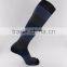 Autumn winter season 200 needles melanged cotton yarn knee high socks men