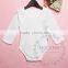 Cotton baby romper bodysuit. long sleeve, 5 color, no minimum. high quality and law price