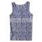 2015 Red Linear Design Boy Sleeveless T-shirt Vest