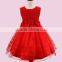 MGOO New Trendy Full Rose Flower Design Kids Dress Lace Dress Design Children Clothing Girls Party Wear Wholesale