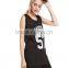 Sexy wholesale printing 100%polyester vest