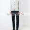 2015 Mens' Office Style Business Knitted White Cahmere Cardigan With Black Button