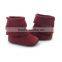 High Quality Toddler Baby Girls Boys Soft Sole Moccasins Leather Boots