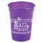 USA Made 12 oz Smooth-Sided Transparent Stadium Cup - comes with your logo