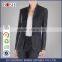 Custom Gery Fashion Blazer Of Ladies Two Button Mandarin Collar Suit