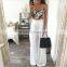 Women Ladies Elegant White Hgh Waist Pants Fashion Trousers
