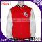Student Baseball Jacket hoodies Red White