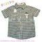 Custom wholesale summer latest boys casual shirt checked design shirt make to order