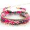 multi colors 100% cotton thread 1.3m DMC color hand strap floss bracelets thread hand made