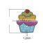 Scrapbooking Cupcake At Random Two Holes Wood Sewing Button For Child