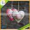 new design personality metal hanging heart decoration for decorating or party