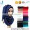 hot sale solid color Muslim woman hijab scarf lady fashion soft jersey scarves